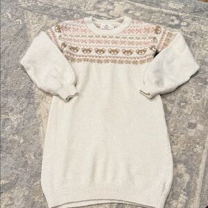 H&M Sweater Dress 6X/7 girls